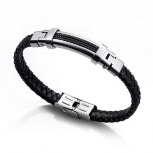 viceroy-pulsera-6292p09010-fashion-hombre-cuero-trenzado